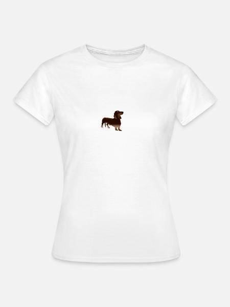 Dackel - Frauen T-Shirt - Weiß