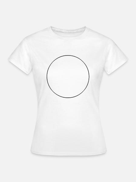 kreis - Frauen T-Shirt - Weiß