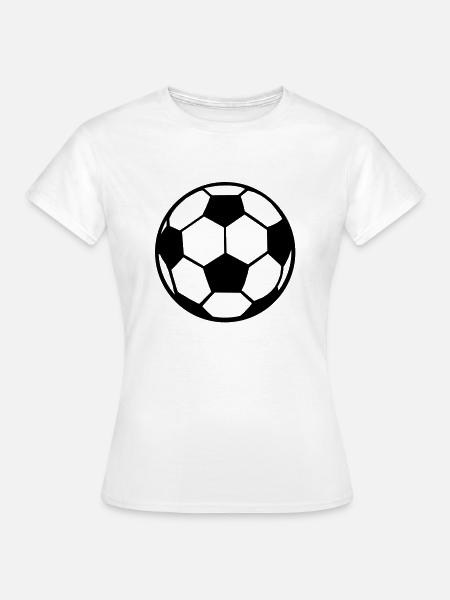 Fußball S - Frauen T-Shirt - Weiß