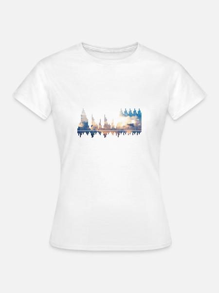 soundwaves - Frauen T-Shirt - Weiß