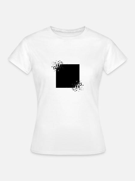 Modernes Quadrat Design - Frauen T-Shirt - Weiß