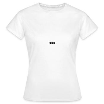 Point de point - T-shirt Femme - blanc - Devant - AI Model Female 172 dark (172cm)