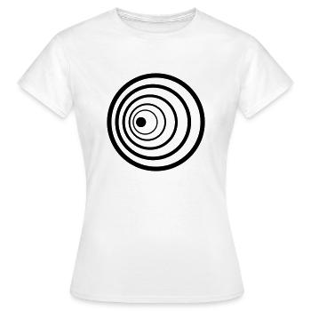 Doppler effet physicien Sitcom Big Bang Big Bang Université - T-shirt Femme - blanc - Devant - AI Model Female 172 dark (172cm)