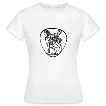 Sculpture - Antique statue - Women's T-Shirt - white - Front - AI Model Female 172 dark (172cm)
