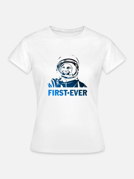 gagarin first ever - Frauen T-Shirt - Weiß