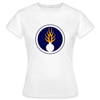 insigne gendarmerie - T-shirt Femme - blanc - Devant - AI Model Female 172 dark (172cm)