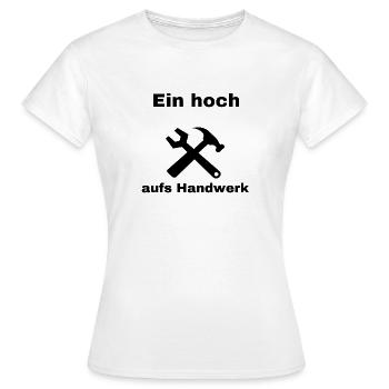 métier - T-shirt Femme - blanc - Devant - AI Model Female 172 dark (172cm)