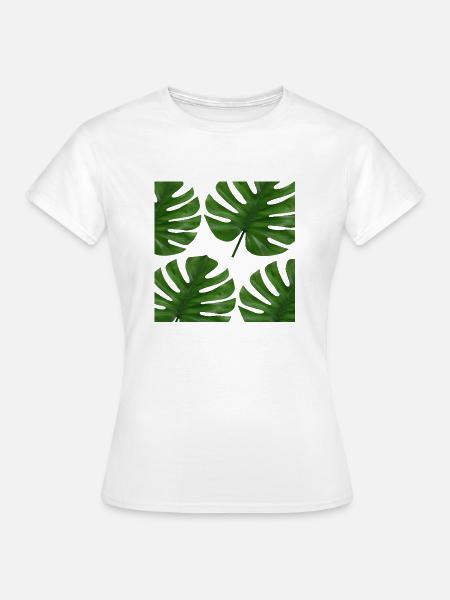 Some Monstera - Frauen T-Shirt - Weiß