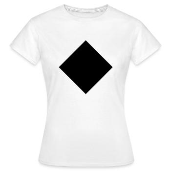 Square - Women's T-Shirt - white - Front - AI Model Female 172 dark (172cm)