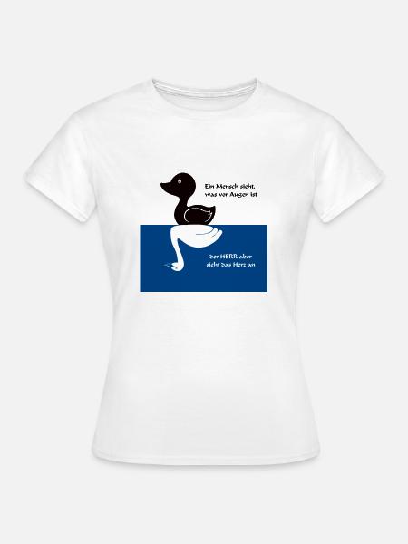 Ente Schwarn - Frauen T-Shirt - Weiß