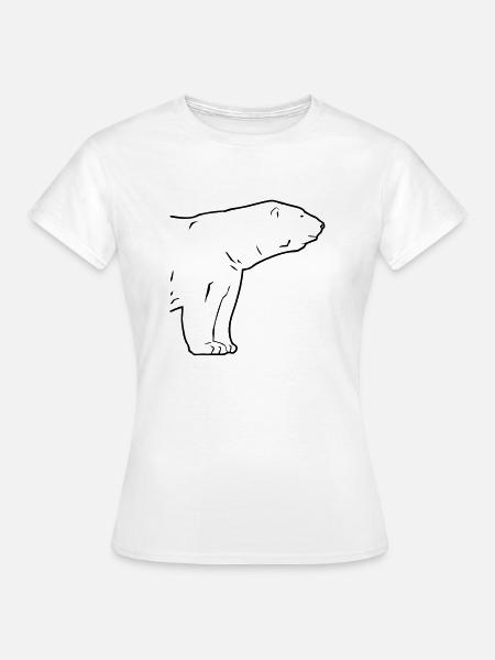 Polar Bear - Eisbär - Frauen T-Shirt - Weiß