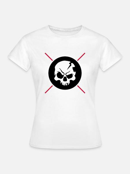 skull design - Frauen T-Shirt - Weiß