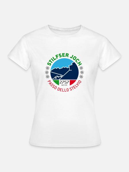 Stilfser Joch 1 - Frauen T-Shirt - Weiß