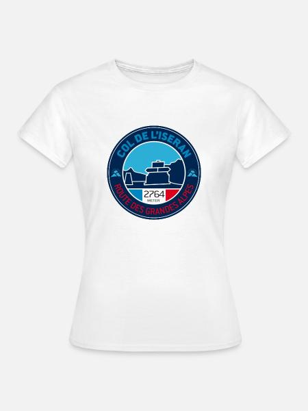 Col de l'Iseran 2 - Frauen T-Shirt - Weiß