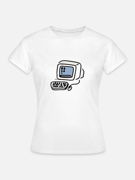 Kathodischer Computer - Frauen T-Shirt - Weiß