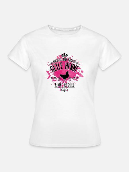 junggesellinnen geile henne abschied - Frauen T-Shirt - Weiß