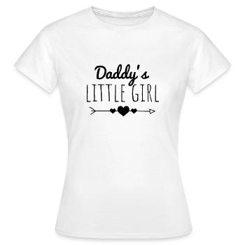 La petite fille de papa - La petite fille de papa - T-shirt Femme - blanc - Devant - AI Model Female 172 dark (172cm)