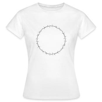 Couronne d'épines - Couronne - T-shirt Femme - blanc - Devant - AI Model Female 172 dark (172cm)