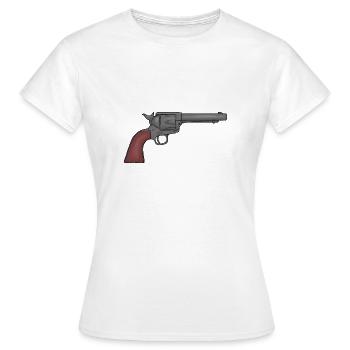 Colt Peacemaker - T-shirt Femme - blanc - Devant - AI Model Female 172 dark (172cm)