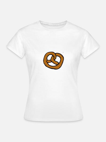 Brezel - Frauen T-Shirt - Weiß