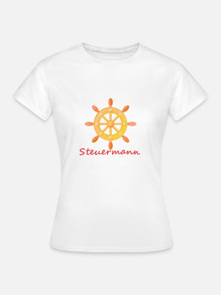 Steuermann - Frauen T-Shirt - Weiß