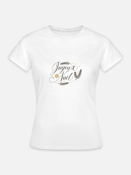 Joyeux Noel - Frauen T-Shirt - Weiß