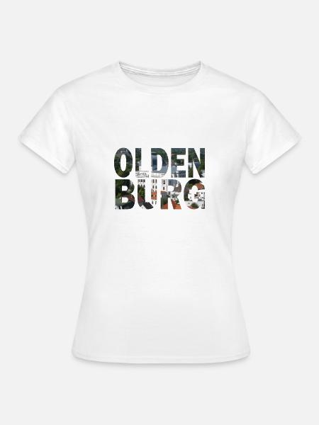 Oldenburg (Oldb) Stadtbild - Frauen T-Shirt - Weiß