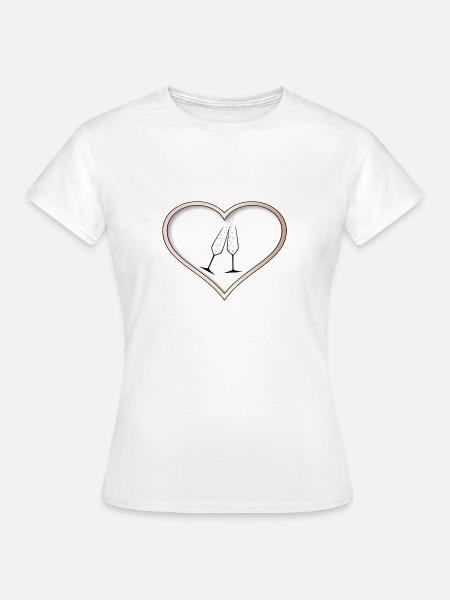 Liebesfeier - Frauen T-Shirt - Weiß