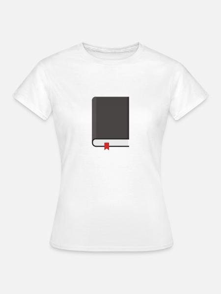 Buch - Frauen T-Shirt - Weiß