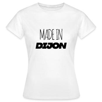 Dijon Made in typical humor - Women's T-Shirt - white - Front - AI Model Female 172 dark (172cm)