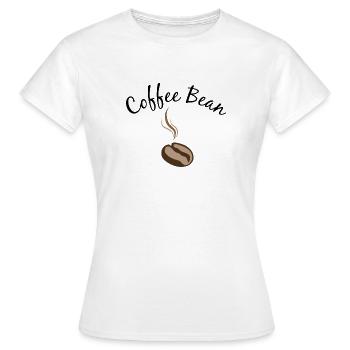 Coffee Bean - Women's T-Shirt - white - Front - AI Model Female 172 dark (172cm)
