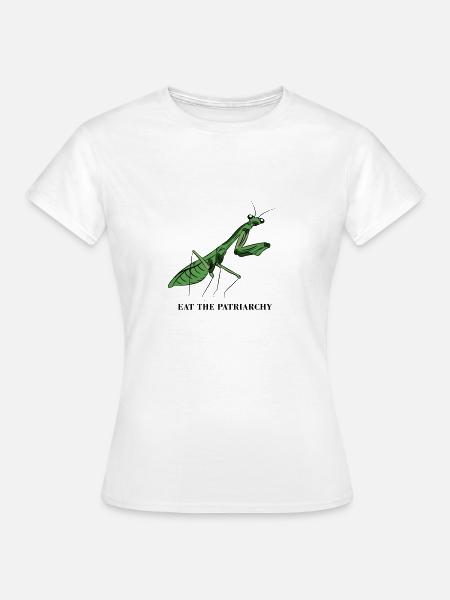 Patriarchy Feminist Feminismus Geschenk - Frauen T-Shirt - Weiß