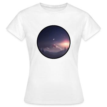 Montagne - Frauen T-Shirt - Weiß - Vorne - AI Model Female 172 dark (172cm)