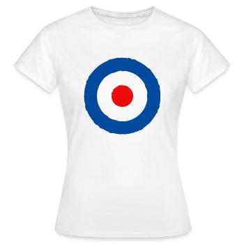 UK Royal Air Force - T-shirt Femme - blanc - Devant - AI Model Female 172 dark (172cm)