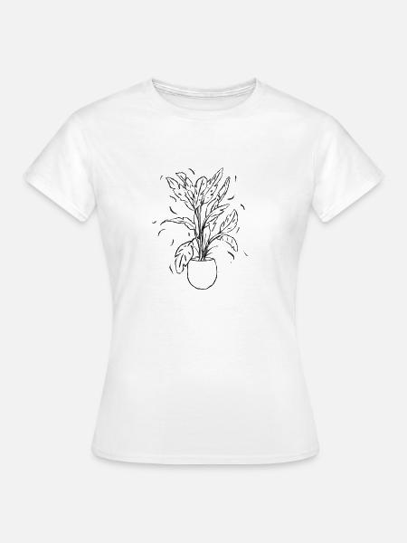 Pflanze - Frauen T-Shirt - Weiß