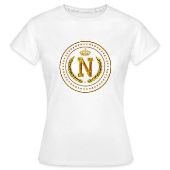 Ecusson Napoléon 06 - T-shirt Femme - blanc - Devant - AI Model Female 172 dark (172cm)