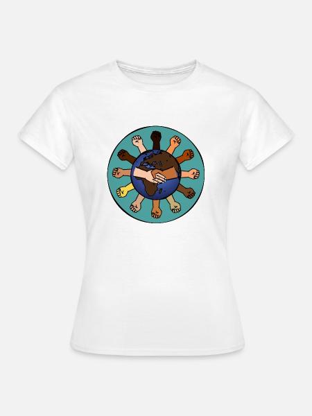 Kein Platz für Rassismus - Frauen T-Shirt - Weiß