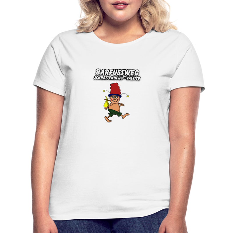 Barfussweg mit Logo - Frauen T-Shirt