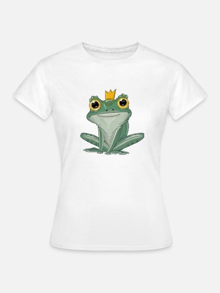 Froschprinzchen - Frauen T-Shirt - Weiß