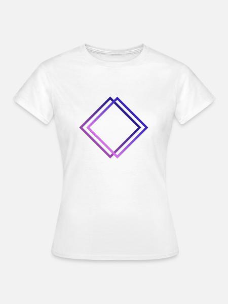 Logo lila ohne Text - Frauen T-Shirt - Weiß