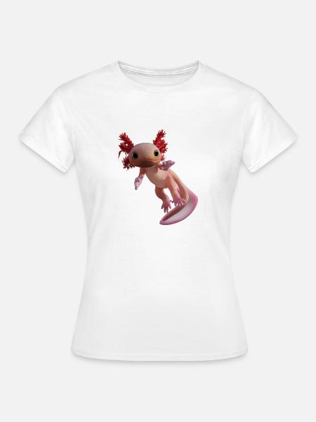 Axolotl - Frauen T-Shirt - Weiß