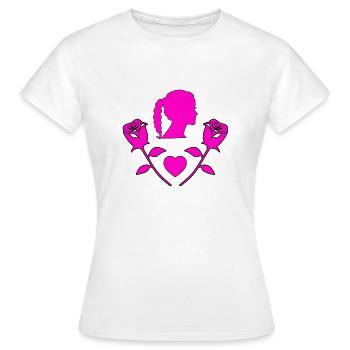 Été - T-shirt Femme - blanc - Devant - AI Model Female 172 dark (172cm)