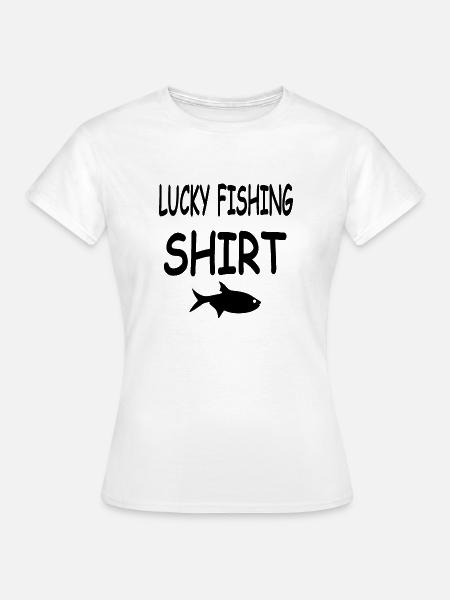 Angeln - Frauen T-Shirt - Weiß
