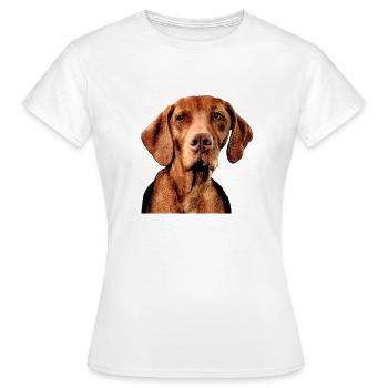 Braque Hongrois - T-shirt Femme - blanc - Devant - AI Model Female 172 dark (172cm)