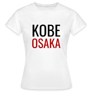 Kobe Osaka Design Japon - T-shirt Femme - blanc - Devant - AI Model Female 172 dark (172cm)