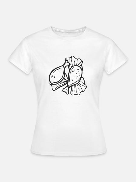 Grill Hähnchen - Frauen T-Shirt - Weiß