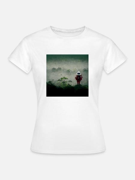 Lonely Voyager 001 - Frauen T-Shirt - Weiß