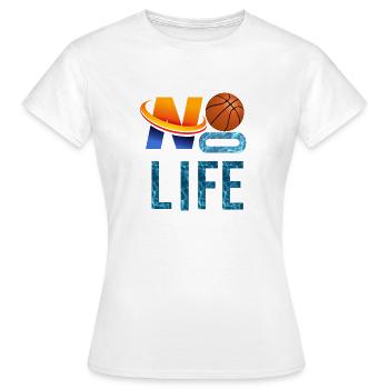 NO BASKET, NO LIFE - Women's T-Shirt - white - Front - AI Model Female 172 dark (172cm)