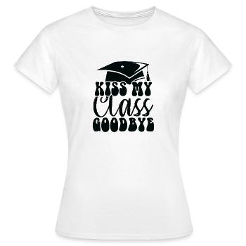 Embrasse ma classe au revoir - T-shirt Femme - blanc - Devant - AI Model Female 172 dark (172cm)