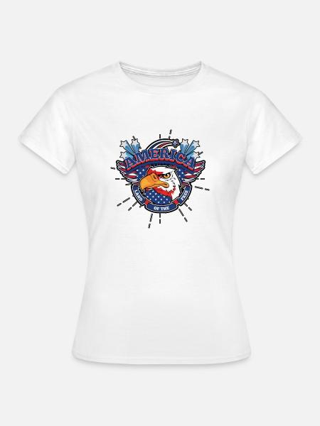 Amerika - Frauen T-Shirt - Weiß